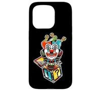 Custodia per iPhone 15 Pro Jack in the Box Clown Jester Spooky Creepy