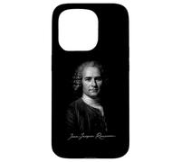 Custodia per iPhone 15 Pro Jean-Jacques Rousseau Classical Philosopher Ritratto