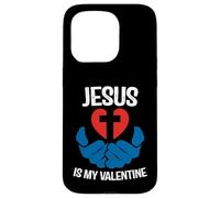 Custodia per iPhone 15 Pro Jesus is My Valentine Funny Valentines Loves Christ Love Day