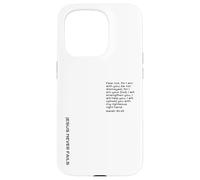 Custodia per iPhone 15 Pro JNF, Isaia 41 10, Forza per incoraggiarti nei momenti difficili