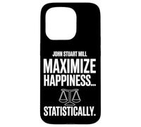 Custodia per iPhone 15 Pro John Stuart Mills massimizza la felicità... Statisticamente