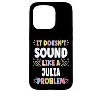 Custodia per iPhone 15 Pro JULIA Personalized Women's Gift Custom JULIA
