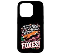 Custodia per iPhone 15 Pro Just a Girl Who Loves Foxes! Sweet Woodland Wildlife