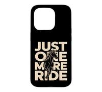 Custodia per iPhone 15 Pro Just One More Ride Horse Amante Equitazione