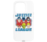 Custodia per iPhone 15 Pro Justice League Faces of Justice