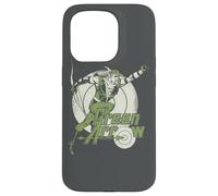 Custodia per iPhone 15 Pro Justice League Green Arrow Right on Target