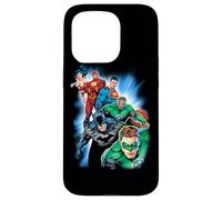 Custodia per iPhone 15 Pro Justice League Heroes Unite