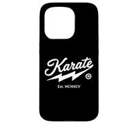Custodia per iPhone 15 Pro Karate Design Retrò 1995 MCMXCV Arti Marziali Vintage