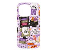 Custodia per iPhone 15 Pro Kawaii Halloween Ghost Cute Spooky Book Lover Boo Season