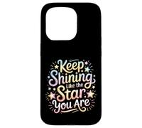 Custodia per iPhone 15 Pro Keep Shining Like The Star You Are Optimism Mindset ||-