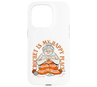 Custodia per iPhone 15 Pro Knitting Is My Creative Haven Grandma Knitter