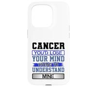 Custodia per iPhone 15 Pro L"umorismo di compleanno perde la mente per capire il mio Cancro Compleanno