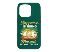 Custodia per iPhone 15 Pro La felicità è sposarsi con un matrimonio italiano