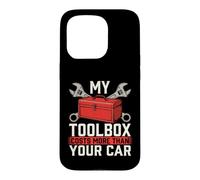 Custodia per iPhone 15 Pro La mia cassetta degli attrezzi costa più della tua auto - Auto Mechanic Car Guy