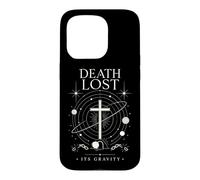 Custodia per iPhone 15 Pro La morte ha perso la sua gravità Celeste Cristiana Croce Design