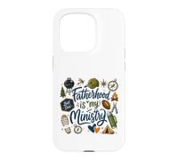 Custodia per iPhone 15 Pro La paternità è il mio ministero all'aperto papà vita