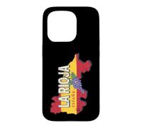 Custodia per iPhone 15 Pro La Rioja Spagna Regione retrò Vitigni Vino vintage Souvenir