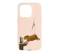 Custodia per iPhone 15 Pro LA SPIA CAPYBARA PIÙ FREDDA IN RAGGIA