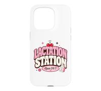 Custodia per iPhone 15 Pro Lactation Station, Lactating Mothers Breastfeeding New Mom