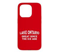 Custodia per iPhone 15 Pro Lake Ontario Grande Dall"era glaciale Umorismo canadese