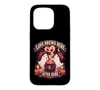 Custodia per iPhone 15 Pro L'Amore Ribolle Dopo Mezzanotte Lesbiche Halloween