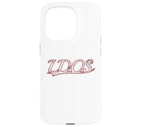 Custodia per iPhone 15 Pro LDOS Last Day of Summer Vintage Varsity Distressed Throwback