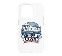 Custodia per iPhone 15 Pro Le bianche scogliere di Dover Gateway verso l'Inghilterra