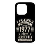 Custodia per iPhone 15 Pro Le leggende sono nate nel 1977 Idee per l'abbigliamento di compleanno