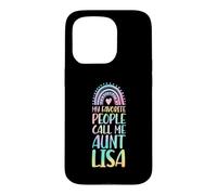 Custodia per iPhone 15 Pro Le mie persone preferite mi chiamano zia Lisa Nome zia