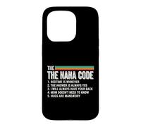 Custodia per iPhone 15 Pro Le regole divertenti del codice Nana per nipoti e Nana Love
