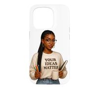 Custodia per iPhone 15 Pro Le tue idee contano ispirazione positiva ti e ti amo.
