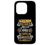 Custodia per iPhone 15 Pro Legend February 1992 Vintage 34th Birthday Tees Made in 1992