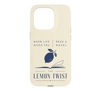 Custodia per iPhone 15 Pro Leggi un romanzo The Lemon Twist Book Lover Reader