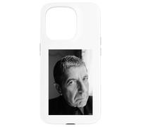 Custodia per iPhone 15 Pro Leonard Cohen Hallelujah Ritratto di cantautore di AJ Barratt