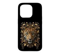Custodia per iPhone 15 Pro Leopardo Giungla Africana Predator Safari Animali Selvatici