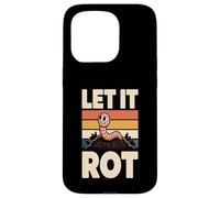 Custodia per iPhone 15 Pro Let It Rot Divertente Compostaggio Worm Gardening