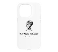 Custodia per iPhone 15 Pro Let Them Eat Cake Marie Antionette Stampa Nera