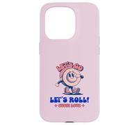 Custodia per iPhone 15 Pro Let's Go Let's Roll Sushi Love (Grafica divertente)