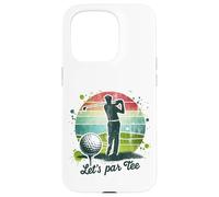 Custodia per iPhone 15 Pro Let's Par Tee Retro Golf Umorismo Divertente golfista