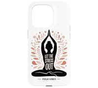 Custodia per iPhone 15 Pro Liberare Lo Stress Yoga Mindfulness Benessere Mentale