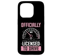 Custodia per iPhone 15 Pro Licenza ufficiale per Drive Girls New Drivers License Girl