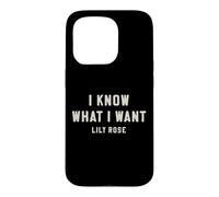 Custodia per iPhone 15 Pro Lily Rose So cosa voglio audace