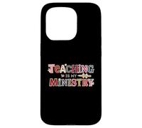 Custodia per iPhone 15 Pro L'insegnamento è il mio ministero Scrapbooking Ransom Nota