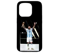 Custodia per iPhone 15 Pro Lionel Messi Argentina 2022 Vincitori della Coppa del Mondo del Qatar