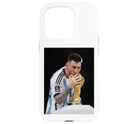 Custodia per iPhone 15 Pro Lionel Messi Argentina vince la Coppa del Mondo 2022 in Qatar