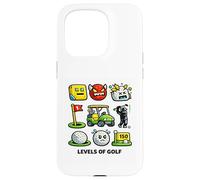 Custodia per iPhone 15 Pro Livelli divertenti del golf Detti divertenti sul golf Nerd geometrici