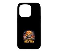Custodia per iPhone 15 Pro Lo squalo di Halloween ti manda all'inferno su Ween Moon
