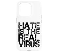 Custodia per iPhone 15 Pro L'odio è il vero virus - AAPI Anti razzismo asiatico - AAPI Hate