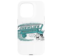 Custodia per iPhone 15 Pro Logo vintage in gomma alla menta verde di Kevin Smith Clerks 3 Chewlie