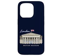 Custodia per iPhone 15 Pro Londra, British Museum, Disegno a mano, Inghilterra